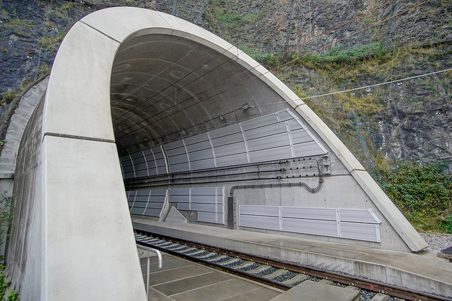Koralmbahn Lärmschutz Granitztaltunnel