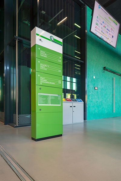 Indoor Guidepost Med Campus Graz